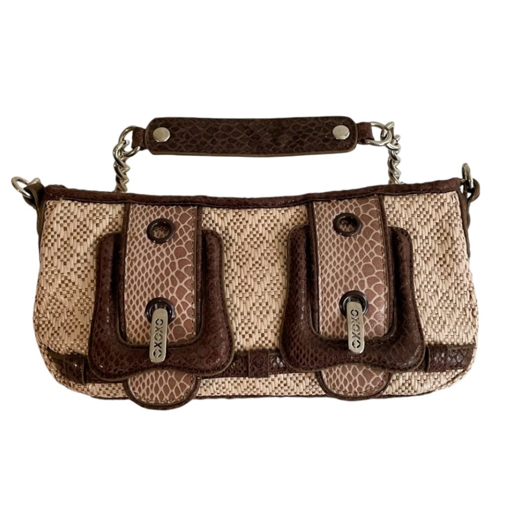 Vintage XOXO Straw Purse